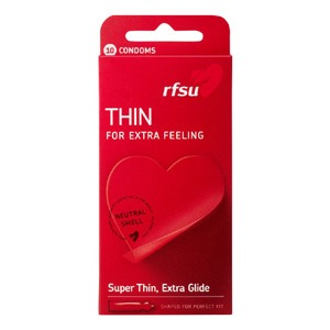 10 condones extrafinos Thin de RFSU