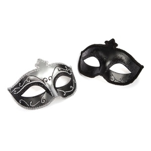 2 máscaras decoradas edición especial 50 Sombras de Grey