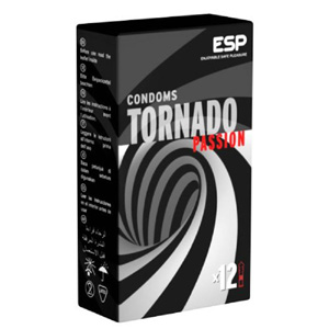 Tornado, 12 condones para experiencias asombrosas