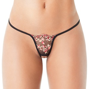 Tanga floral abierto