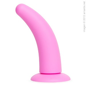 CURVITUS. Dildo curvo con o sin vibración compatible con arnés