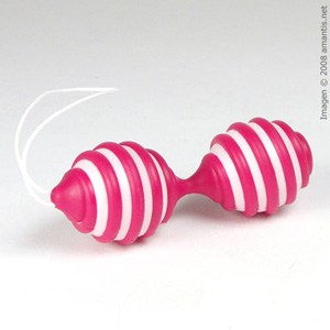 Bolas estriadas, estimulación músculos Kegel