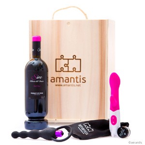 amantis deSire #2, pack intensas vibraciones con vino