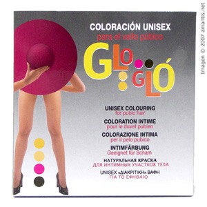 Glo-glo, coloración para el vello intimo unisex