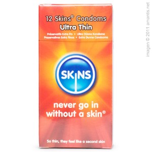 Skins Ultra Thin, 12 condones ultra finos