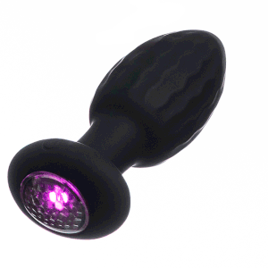 IGNIS - Plug anal vibrador multicolor y con mando a distancia