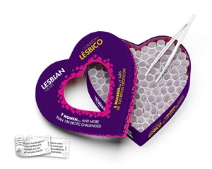 Corazón lésbico, 2 mujeres ¡y más de 100 retos eróticos!
