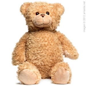 Oso amoroso, peluche discreto de 60 cm, guarda tus juguetes