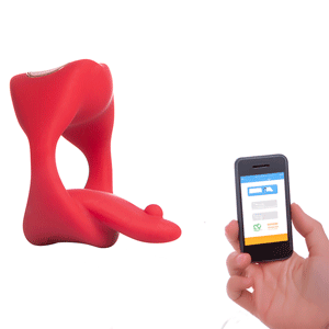 LICKY – Anilla con labios y lengua manejada por app