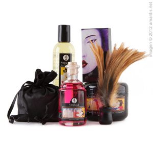Shunga Kit completo de masaje oriental