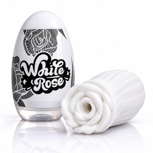 PETALIA WHITE ROSE - Masturbador Floral XL