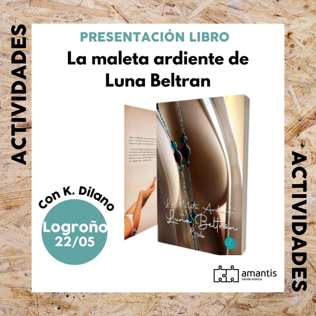 Presentación libro La maleta ardiente de Luna Beltran | Logroño