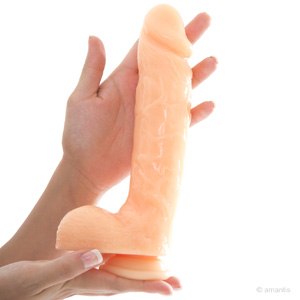 ATLETA NATURAL, Gran pene de silicona-platino con ventosa
