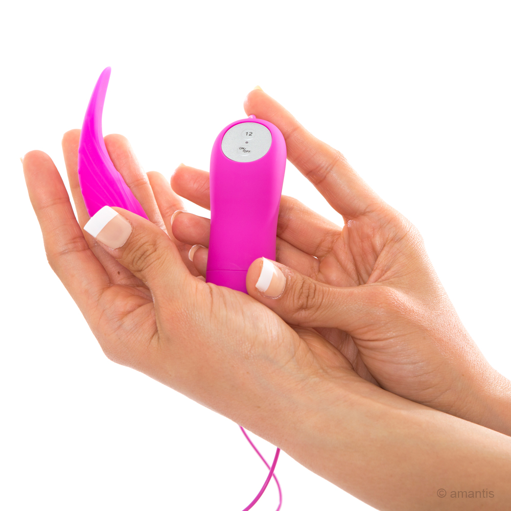LINGÜI Clito, Profunda Lengua Flexible de Silicona 12vibraciones
