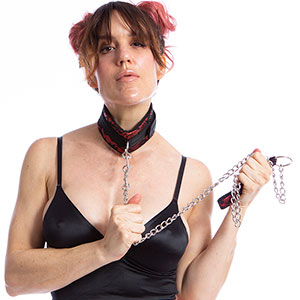 JUSTISSE PRINCE - Collar victoriano BDSM de velcro