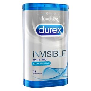 Durex Invisible Extra Fino 12 unidades