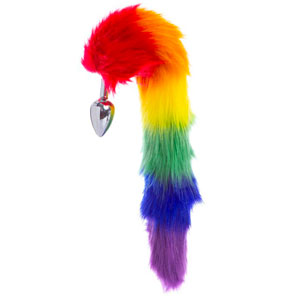 PRIDE TAIL – Plug anal con cola arcoíris