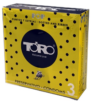 Preservativos Toro POP o Ultrafino 3unds