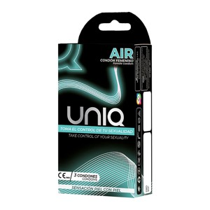UNIQ FEM AIR – Preservativos femeninos ultrafinos (3 uds)