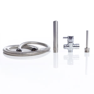 WASHI STEEL - Kit de ducha anal de acero inoxidable