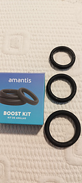 Imagen en comentario de BOOST KIT - Conjunto de tres anillas para pene