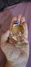 Imagen en comentario de LATTE, el plug anal regordete de cristal de amantis