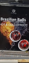 Imagen en comentario de Bolas Brasileñas, lubricante con EFECTO que se deshace contigo