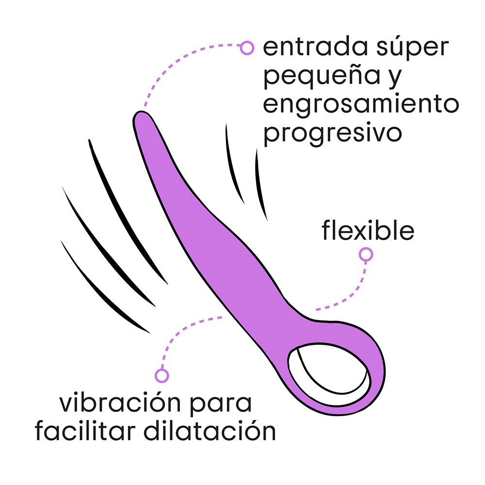 PRO ANAL - vibrador anal progresivo