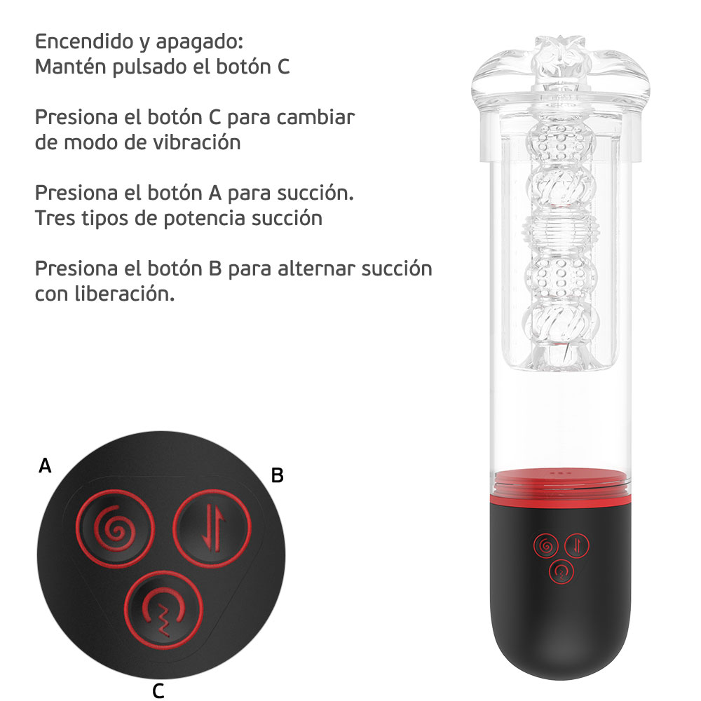 SuctionMaster - Poderoso Desarrollador de Pene Automático