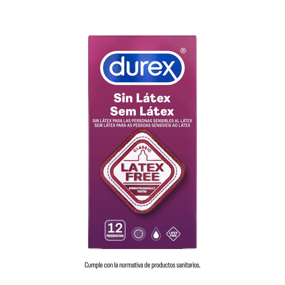 Durex sin látex - 12 condones