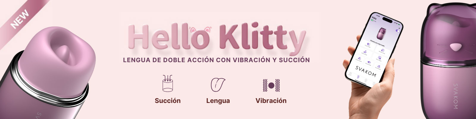 KLITTY — Triple estimulación de SVAKOM