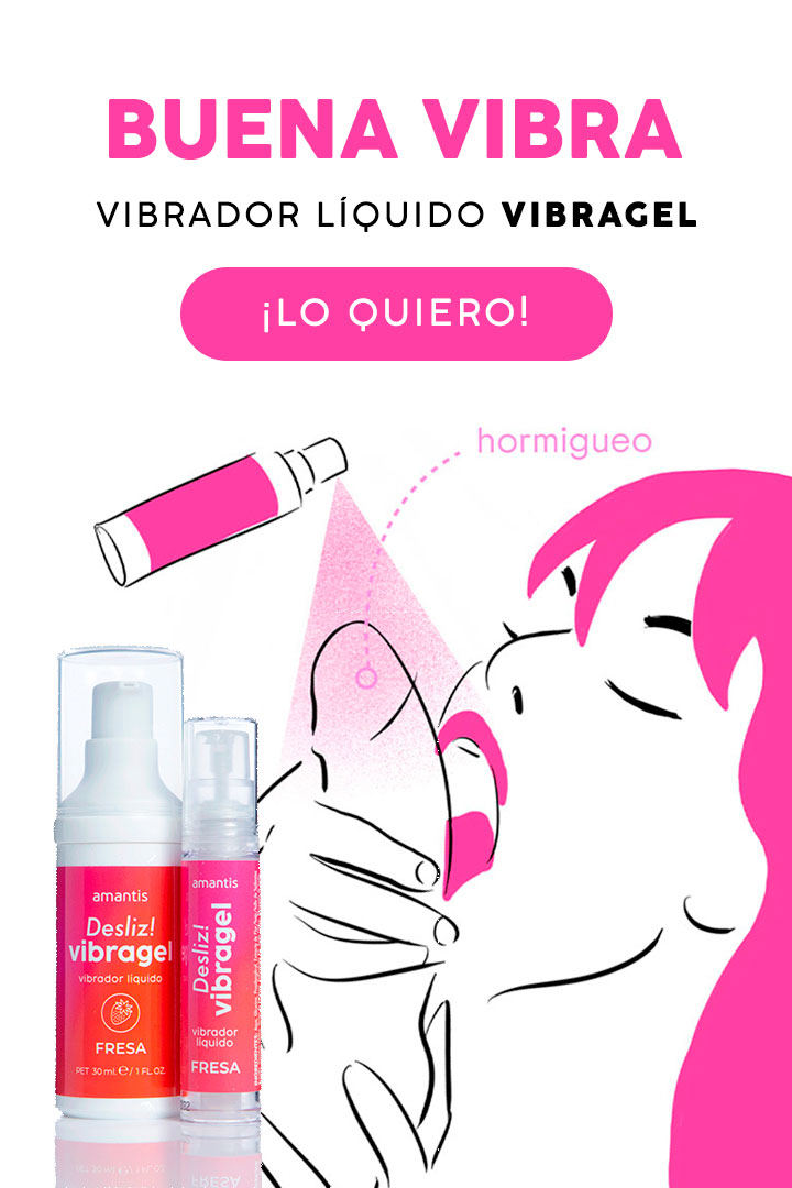 Vibrador Líquido con sabor Desliz! VIBRAGEL 10ml, hormigueo oral
