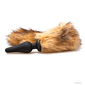 SAUVAGE FOX - Plug negro con cola marrón