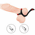 STAY HARD 3P - Triple anilla para pene con estimulación perineal